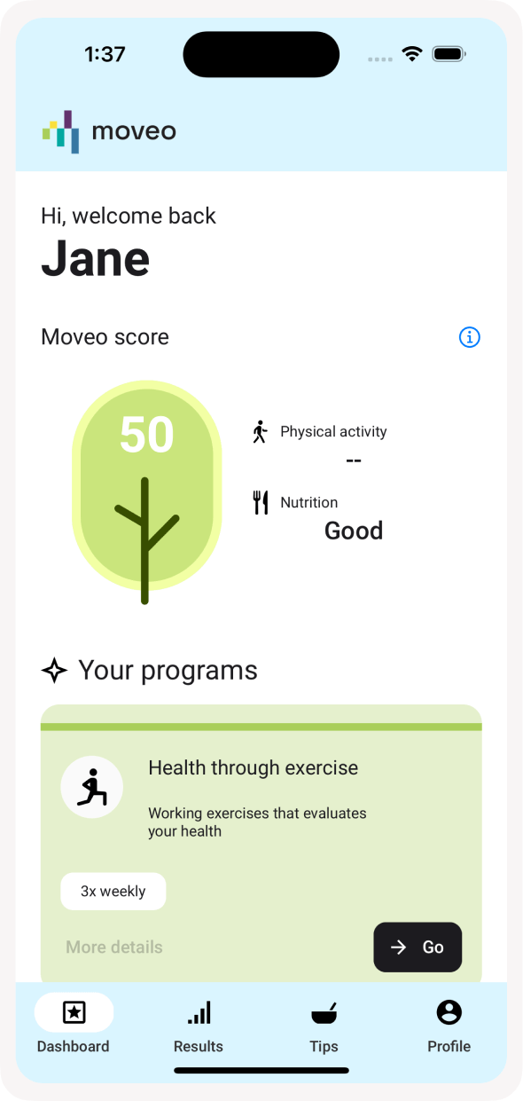 App screenshot